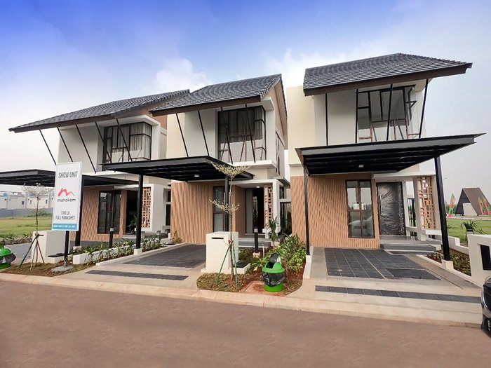 PT Modernland Realty Tbk. Lakukan Langkah Strategis 7 Rumah contoh Mahakam Jakarta Garden City 1