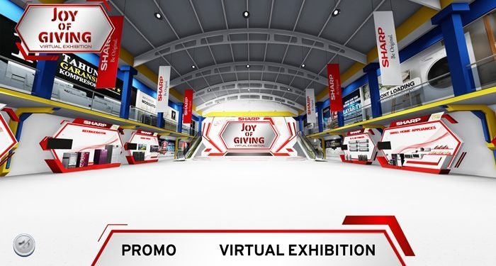 Sharp Gelar Virtual Exhibition Bertabur Diskon