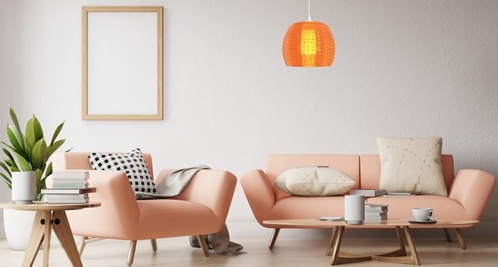 a3D printed luminaires in Living Room