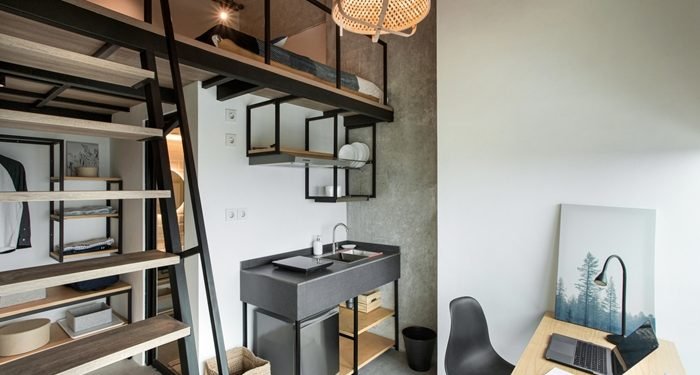 aKitchen Set Kamar All in One