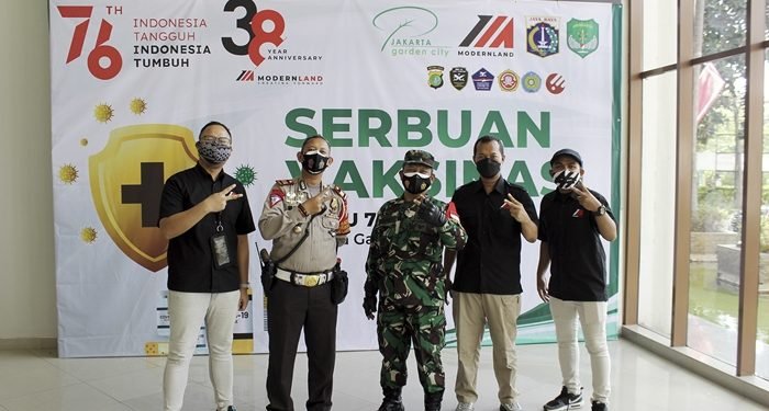 HUT Ke-38 Modernland Realty, Jakarta Garden City  Gelar “Serbuan Vaksinasi”
