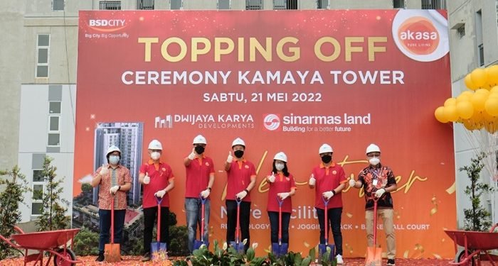 Topping Off Tower Kamaya di Apartemen Akasa Pure Living BSD City 1 Topping Off Tower Kamaya di Apartemen Akasa Pure Living BSD City