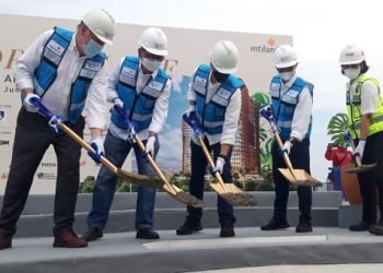 Intiland Gelar Tahapan Topping Off Apartemen SQ Rés