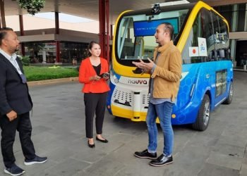 Kendaraan Listrik Otonom di QBig BSD City