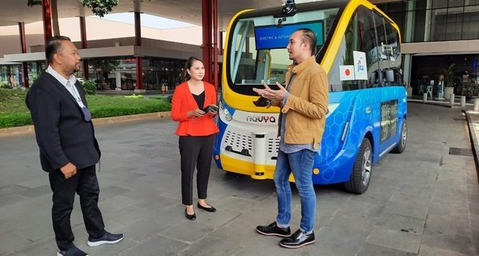 Kendaraan Listrik Otonom di QBig BSD City 1 Kendaraan Listrik Otonom di QBig BSD City