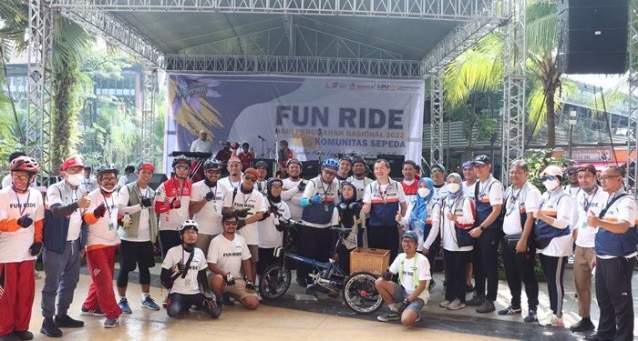PUPR dan Sinar Mas Land Menggelar Fun Ride Hapernas