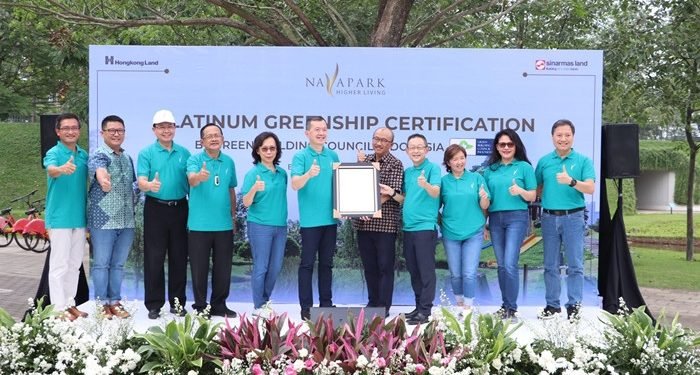NavaPark Raih Greenship Neighborhood Platinum Pertama dari GBCI