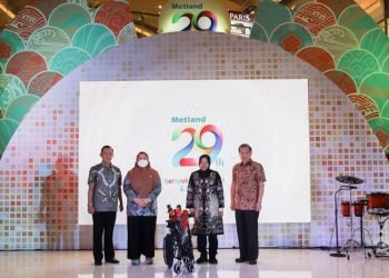 HUT Metland ke 29th, Berikan Bantuan 100 Kursi Roda untuk Penyandang Disabilitas dan Bakti Sosial.