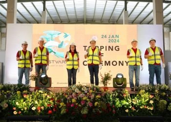 Sinar Mas Land dan Ararasa Gelar Prosesi Topping Off EASTVARA Mall