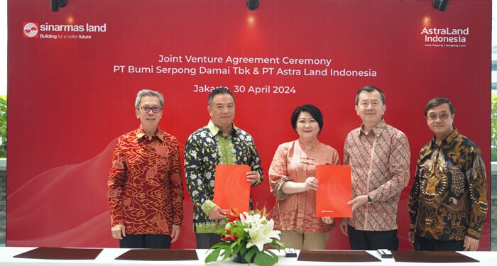 Sinar Mas Land dan Astra Land Indonesia Jalin Kerja Sama  Kembangkan Kawasan Residensial Baru