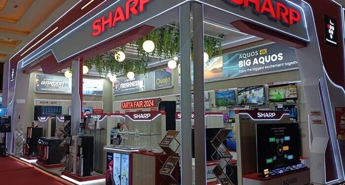 Sharp Hadirkan Promo Menarik di Jakarta Fair Kemayoran 2024