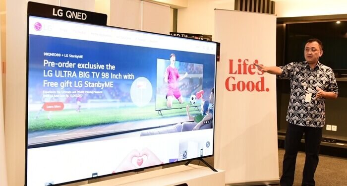 LG Siap Pre-Order TV 98QNED89  di Online Brand Store