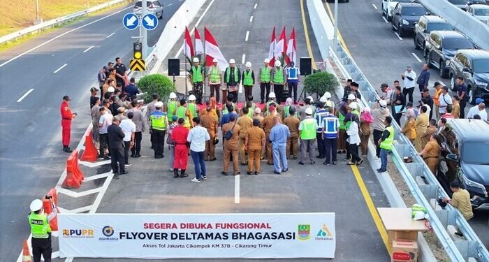Pembukaan Fungsional Flyover Deltamas Bhagasasi di Kota Deltamas Cikarang