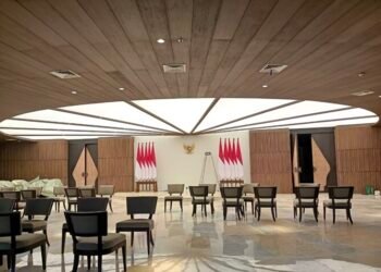 Desain Istana Kepresidenan IKN Dilengkapi Plafon  yang Elegan