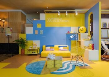 Sentuhan Warna Kuning di Dinding Bawa Kebahagiaan dalam Hunian