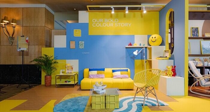 Sentuhan Warna Kuning di Dinding Bawa Kebahagiaan dalam Hunian