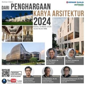Seminar Virtual : Dari Penghargaan KARYA ARSITEKTUR 2024 2 a2a99b217 979a 4513 871c 86268808f0fc