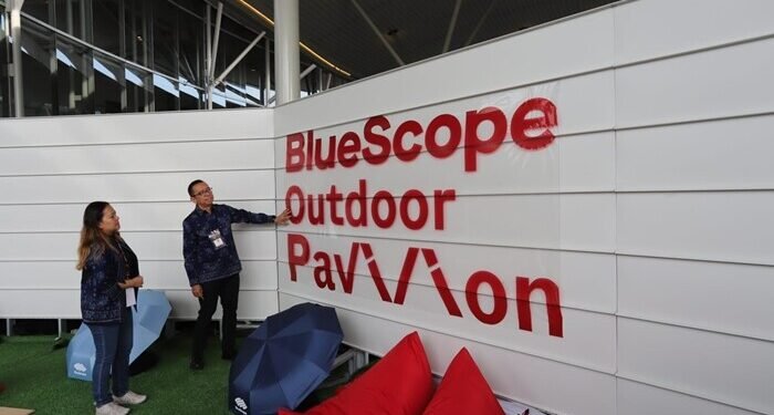 Instalasi Ikonik dan Eksplorasi Desain Baja dari BlueScope  