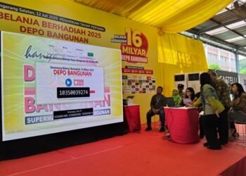 PenarikanUndian 16 Milyar di Depon Bangunan Tahap Pertama