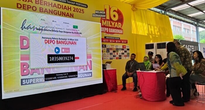 PenarikanUndian 16 Milyar di Depon Bangunan Tahap Pertama